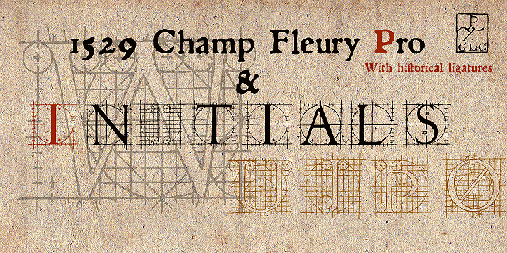 1529 Champ Fleury Initials