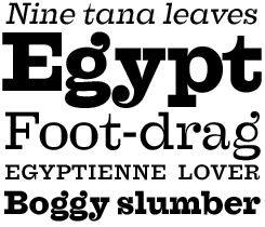 Farao font sample