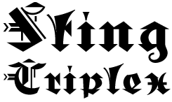 Tulpe Fraktur font sample