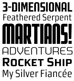 Morgan font sample