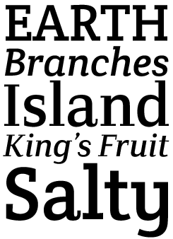 Crete font sample