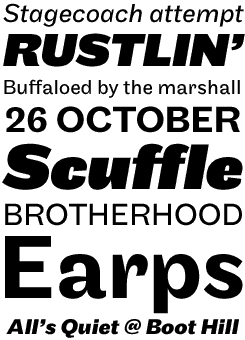 Maple font sample