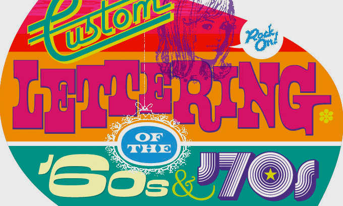 Design for Rian's upcoming book, Custom lettering of the ?60s and ?70s