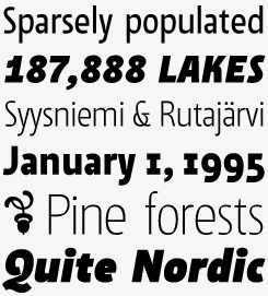 SuomiSans font sample