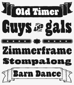 Cowboyslang font sample