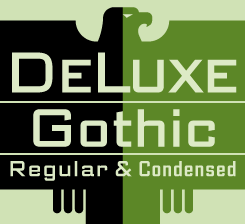 Deluxe Gothic promo graphic