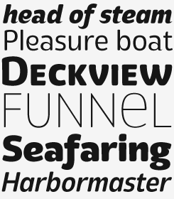 Eigerdals font sample
