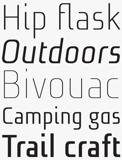 Niks font sample