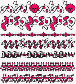 Josef K Patterns Font Sample