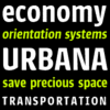 Urbana font flag