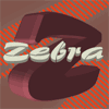 P22 Zebra font flag