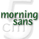 Morning Sans font sample