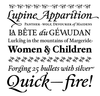 Capsa font sample