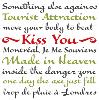 Mirabel font sample