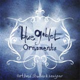 Blue Goblet Ornaments font sample