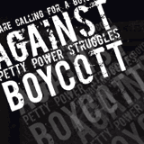 Boycott font flag