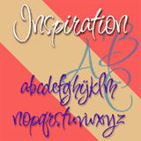 Inspiration font flag