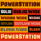 PowerStation font flag