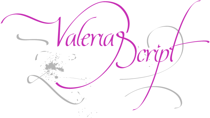 Valeria Script font sample