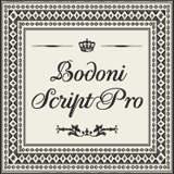 Bodoni Sans font flag