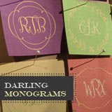 Darling Moniograms font flag