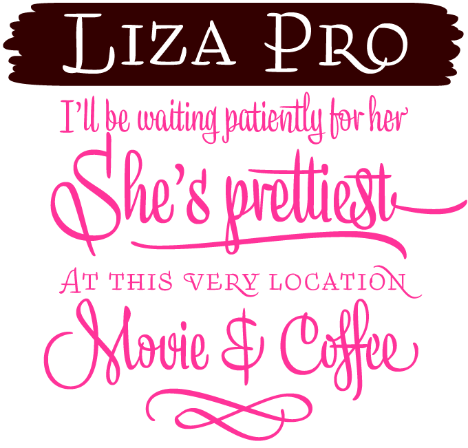 Liza font sample