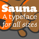 Sauna font flag