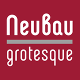 Neubau Grotesque font flag