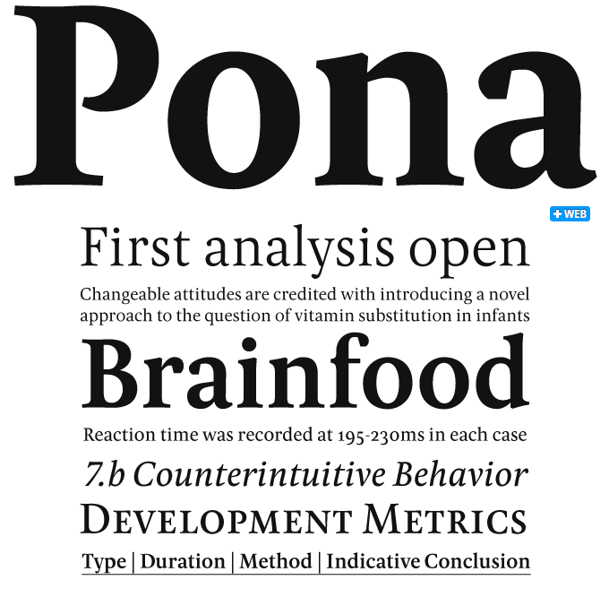 Pona font sample