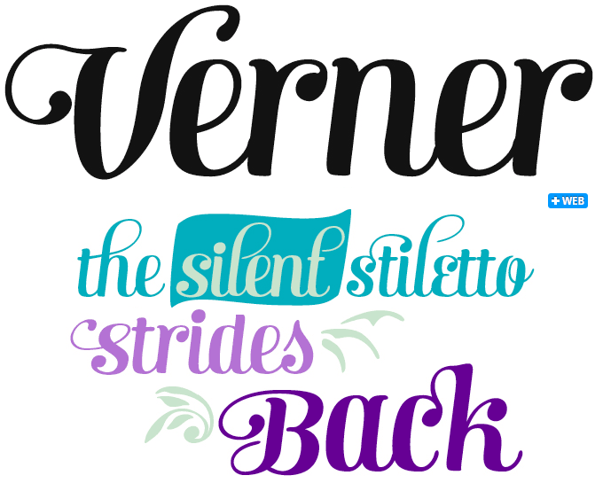 Verner font sample