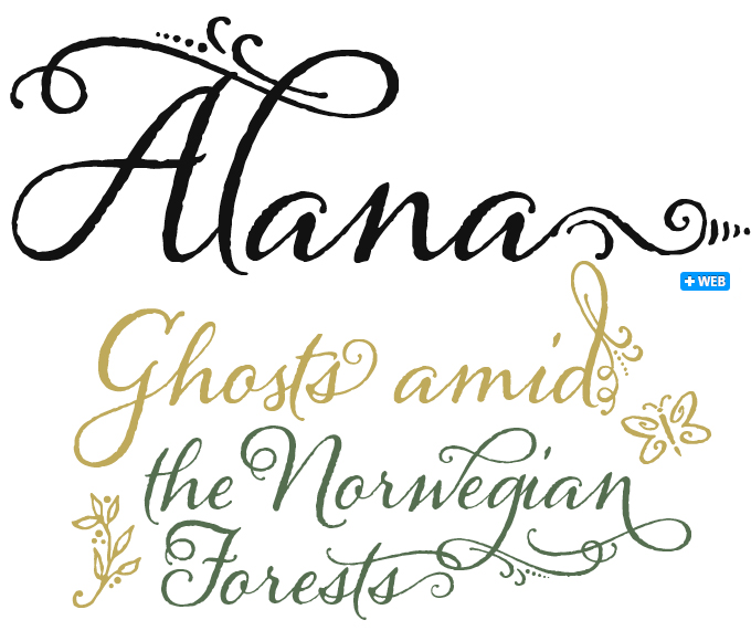 Alana font sample