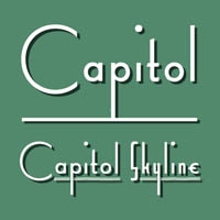 Capitol Skyline font flag