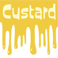 Custard font flag
