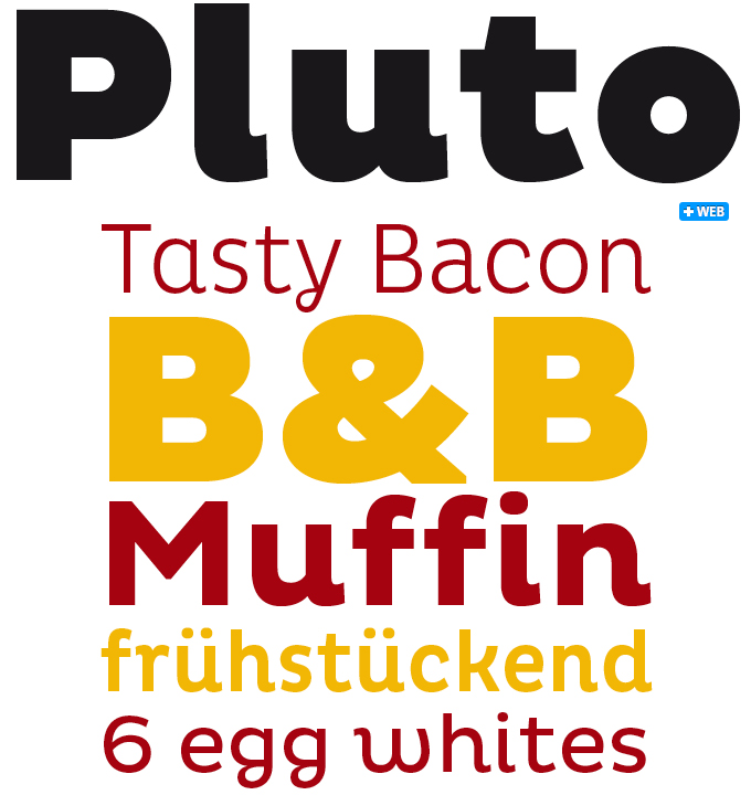 Pluto font sample