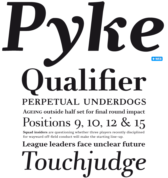 Ovink font sample