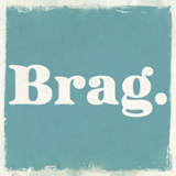 Brag font flag