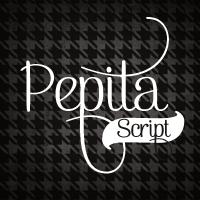 Pepita Script font flag