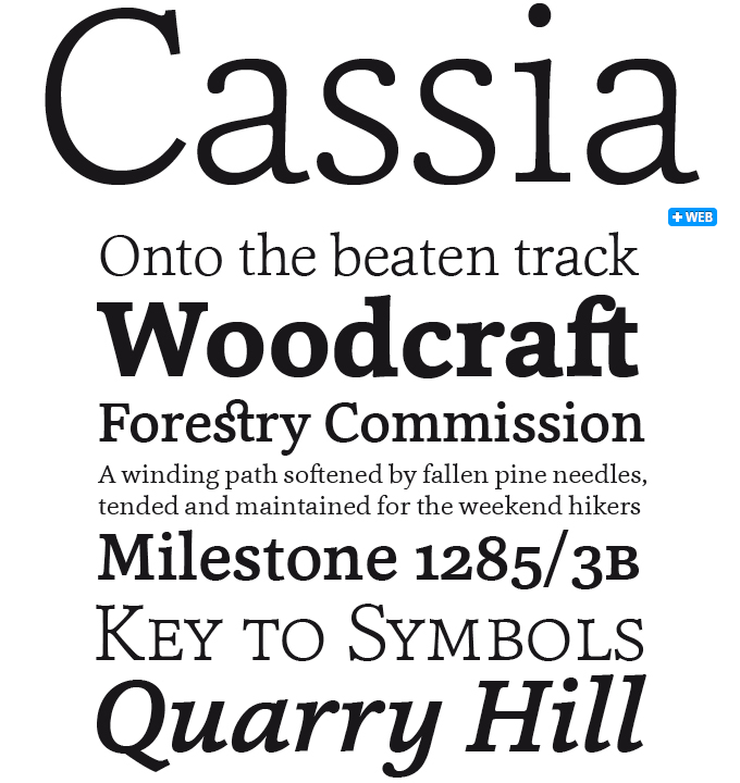 Cassia font sample