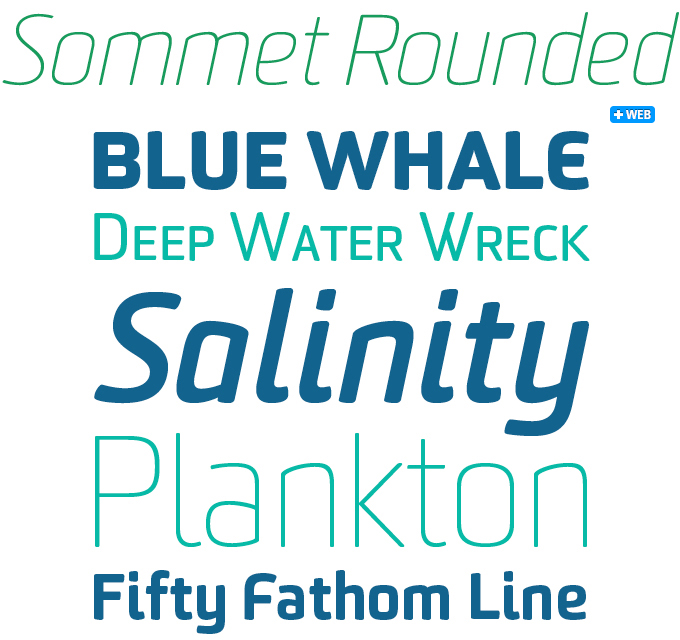 Sommet Rounded font sample