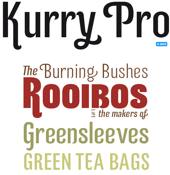 Kurry Pro font sample