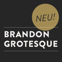 Brandon Grotesque font flag