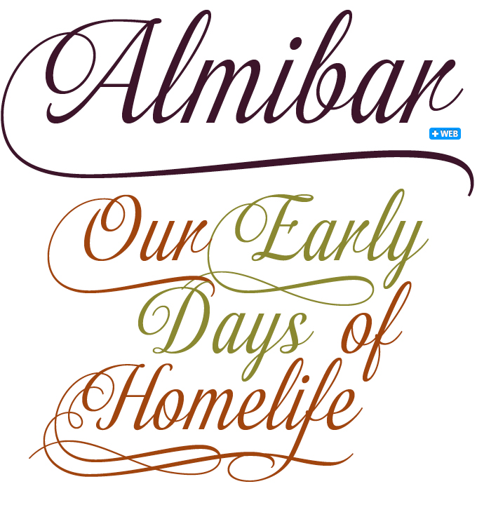 Almibar font sample