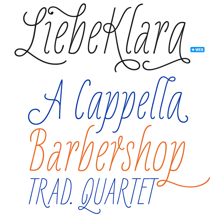 LiebeKlara font sample