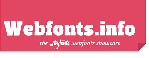 Webfonts.info header graphic