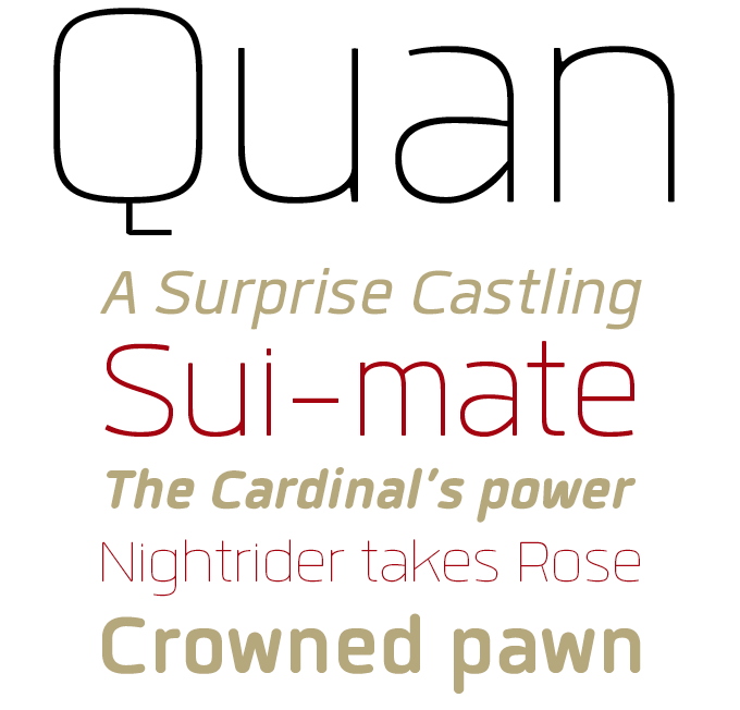 Quan font sample