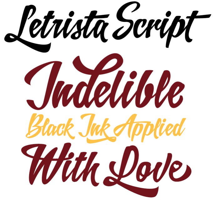 letrista font sample