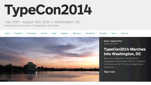 TypeCon 2014 announcement