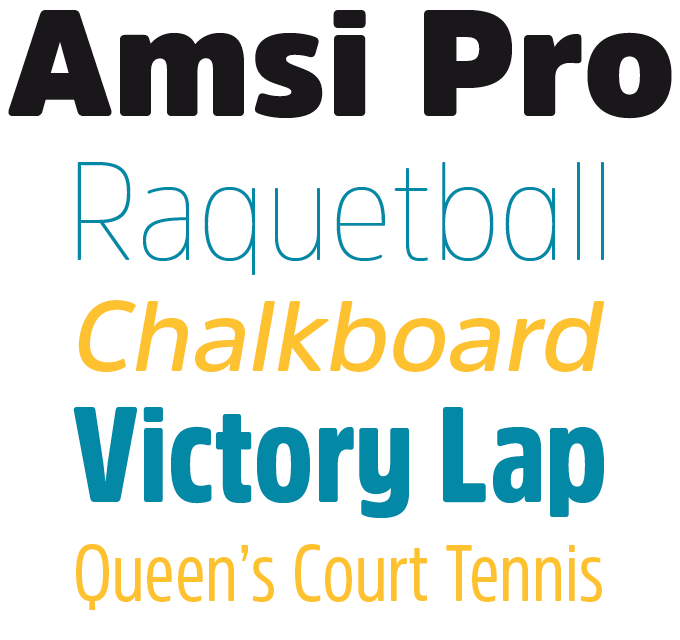 Amsi Pro Font Sample