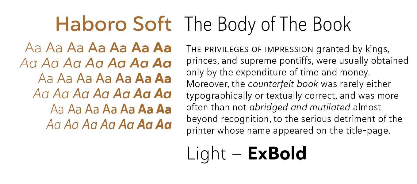 Haboro Soft Font Sample