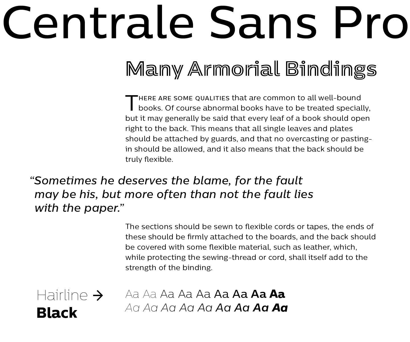 Centrale Sans Pro